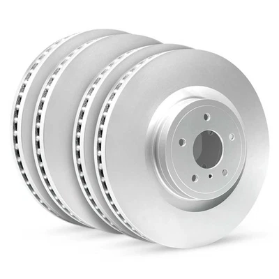 For Mercedes-Benz CLK350 06-09 R1 Concepts Front & Rear Brake Rotor Set - Image 1 of 4