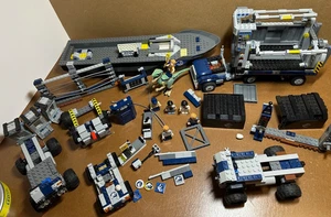 LEGO Jurassic World Parts vehicles boat Minifigure raptor Incomplete Sets lot - Picture 1 of 13