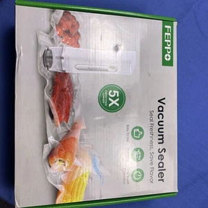 FEPPO Vacuum Sealer for Food with Visible Water Tank, Handheld Saver White  - Picture 1 of 6
