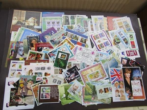 SUBSTANTIAL COLLECTION OF 350+ BRITISH COMMONWEALTH/WORLD MINI SHEETS - MNH/VFU - Picture 1 of 2