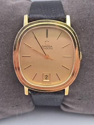 Reloj Automático Omega 162.0063 Cal 1010 32mm Chapado en Oro Fecha Vintage Años 70 Foto 1 de 4