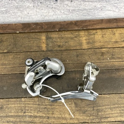 Juego de desviadores vintage SunTour Accushift Alpha 3040 delantero trasero Japón MTB carretera 6s Foto 1 de 4