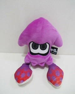 Muñeca de peluche Splatoon Inkling púrpura calamar Sanei correa 9" Japón - Imagen 1 de 7