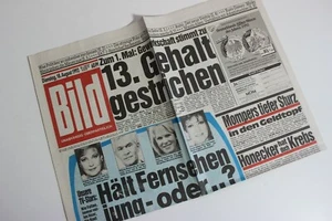 BILDzeitung 18.08.1992 August 18.8.1992 Geschenk 28. 29. 30. 31. Geburtstag - Picture 1 of 2