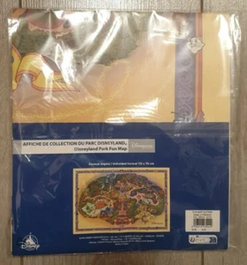 Collection Poster / Fun Map Of Disneyland Park Disneyland Paris - Picture 1 of 7