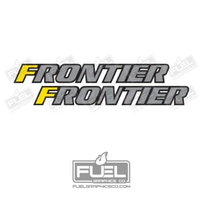 For Nissan FRONTIER Pickup Premium Vinyl Decal 2-pack - 15" wide decal set - Image 1 of 2