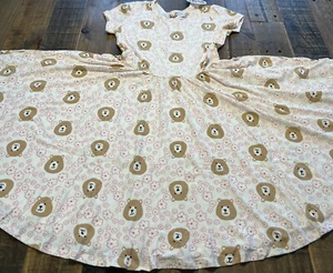 Dot Dot Smile size 7 girls Teddy Bear Cap sleeve twirl dress new - Picture 1 of 3