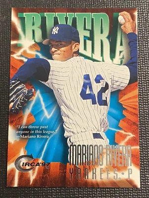 Skybox Circa #3 1997 Mariano Rivera New York Yankees Salón de la fama Foto 1 de 2