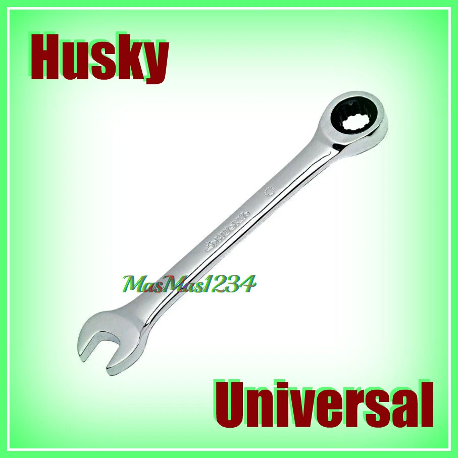 Llave combinada de trinquete universal HUSKY - Cromo pulido - 72 dientes NUEVO  Foto 1 de 1