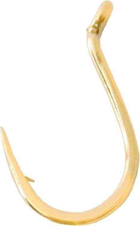Gamakatsu 04204 Single Egg Hook Gold Size 12 10pk