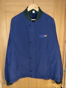 Rare Vintage 80/90s Benetton Formula 1 F1 Racing Team Jacket Size XL - Picture 1 of 8