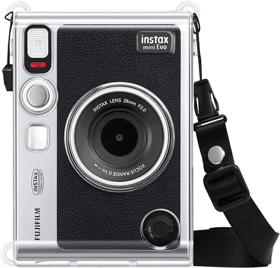 Protective Clear Case for Fujifilm Instax Mini EVO Camera Crystal Hard PVC Cover - Image 1 of 4