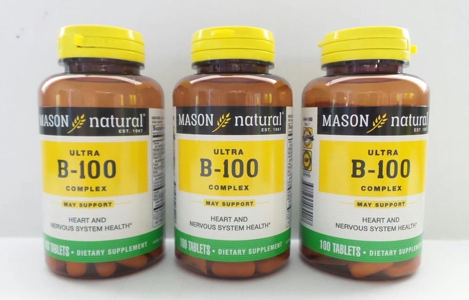 Mason Ultra B-100 Complex Tablets 100ct 311845064417