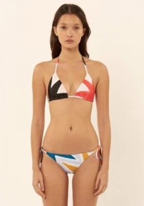 NWT $235 Mara Hoffman Superstar Lilac Sz L Triangle Top & Sz XL Side Tie Bottom - Picture 1 of 2