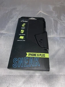 M-Edge Sneak Folio - iPhone 6 plus / 6s plus - matte black - Photo 1 sur 2