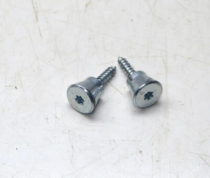 Par de pernos de tornillo para manija de puerta de refrigerador Whirlpool OEM W11449276 INV17414 - Imagen 1 de 1
