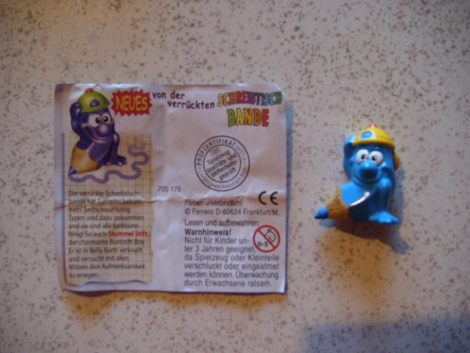 "Neues von der verrückten Schreibtischbande" 2003 Stummelstift BLAU mit BPZ - Bild 1 von 1