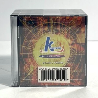 K Hypermedia CD-R Recordable 21 Min 185 MB Discs set of 10 - Image 1 of 4