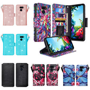 For LG Stylo 6/Stylo 6 Plus Cute Wallet Phone Case w/ Kickstand for Girls Women 