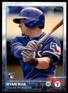 2015 Topps Series 2 Ryan Rua RC #573 Texas Rangers