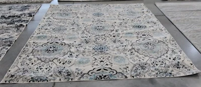 CREAM / LIGHT GREY 8' X 10' Back Stain Rug, Reduced Price 1172725554 MAD600C-8 - Image 1 of 4