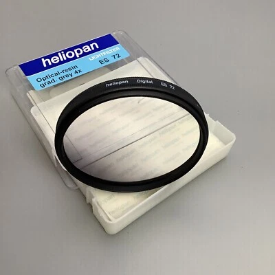 Heliopan Digital ES 72mm Optical Resin Graduated Neutral Density Grey 4x Filter - Image 1 of 4