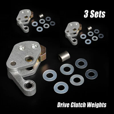 Kit de reconstrucción de carro de golf 3x pesos de embrague de transmisión para Yamaha 1985-1995 G2 G8 G9 G14 Foto 1 de 4