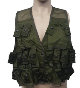 GI Vintage 1970's US Military Grenade Carry Vest OD Green Medium NOS - Picture 1 of 4