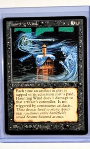 1994 MTG Magic the Gathering Antiquities Haunting Wind Vintage Uncommon WOTC - Picture 1 of 3
