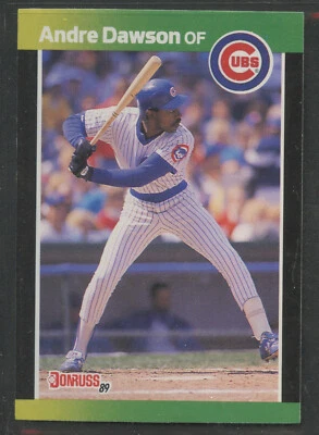 1989 Donruss Baseball's Best #4 Andre Dawson Chicago Cubs - Image 1 of 2