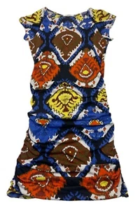 Vestido COUNTRY ROAD ceñido al cuerpo fruncido mangas de gorra algodón modal talla M - Imagen 1 de 10