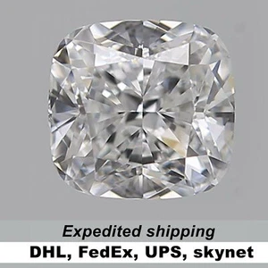 GIA CERTIFIED 0.71 Ct. Cushion Cut Natural G Color Diamond IF Clarity For Ring - Picture 1 of 9