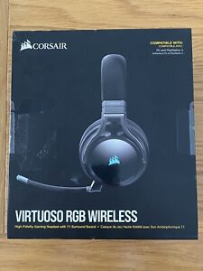 Corsair Virtuoso RGB Wireless Headset with 7.1 Surround Sound Brand New Sealed