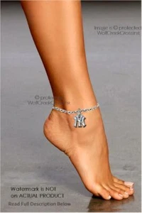 New York Yankees Fußkettchen - verstellbar 10" Fußkettchen - MLB Baseball Schmuck - Bild 1 von 13