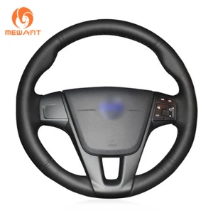MEWANT PU Artificial Leather Steering Wheel Cover for Volvo S60 V40 V60 V70 XC60 - Picture 1 of 7