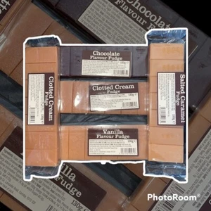 ⭐️REAL CANDY COMPANY FUDGE BOX, GIFT WRAPPED, CLOTTED CREAM, SALTED CARAMEL - Picture 1 of 5