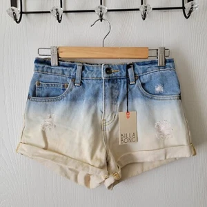 Billabong Jean Shorts Ombré 26 NWT - Picture 1 of 6