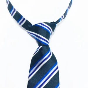 Gymboree Best In Blue Blue Stripe Tie Sz 0-2 Yrs 0-24 months blue black white - Picture 1 of 10