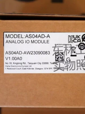 1pcs Delta Analog IO Module AS04AD-A AS Series Module - Image 1 of 2