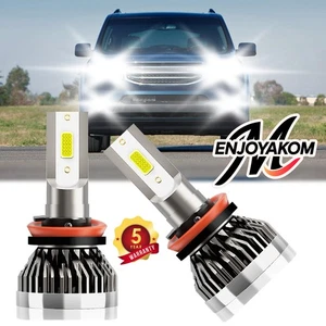Kit de faros LED blancos brillantes de haz bajo 2x 6000K para Honda Pilot 2006-2018 - Imagen 1 de 11