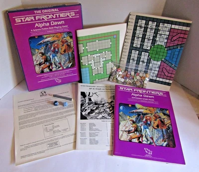 Juego TSR STAR FRONTIERS ALPHA DAWN 1983 RPG Foto 1 de 3