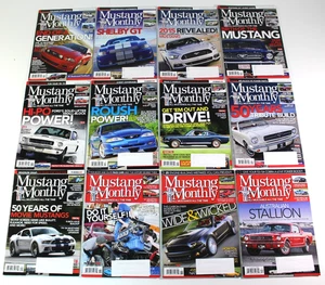 Mustang Month 5.0 Magazine Lot Bundle 2014 Complete Year Set Full 12 Car Issues - Picture 1 of 22