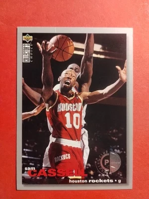 1995-96 Upper Deck Collector's Choice - Sam Cassell #142 Player's Club Rockets - Image 1 of 4