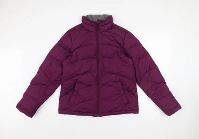 Lands’ End Women’s Purple Puffer Jacket Size S Down Insulated Coat - Image 1 of 4