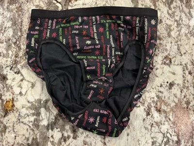 Verdadero Braguita Vintage Victoria’s Secret Algodón Firma Navidad Pierna Alta S Foto 1 de 3