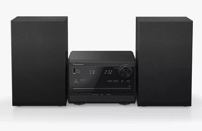 Panasonic Micro HiFi System SC-PM272EB-S CD FM DAB+ Radio Bluetooth Black - Image 1 of 4