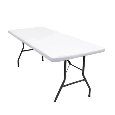 6 Ft Plastic Folding Table cloth for Indoor/Outdoor Dining & Parties for XMAS - Image 1 of 4