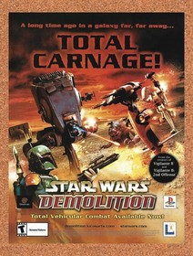 2001 Star Wars Demolition Dreamcast Original Advertisement / Retro Promo v2
