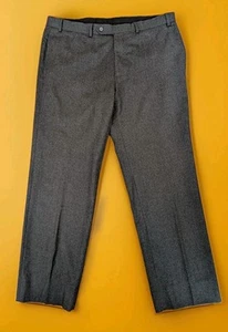 Brooks Brothers Men's Fitzgerald Fit Dress Pants 38 x 30 Gray Wool Slacks - Picture 1 of 9
