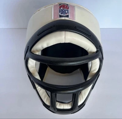 Capacete ProForce com gaiola facial branco tamanho GG - Imagem 1 de 4